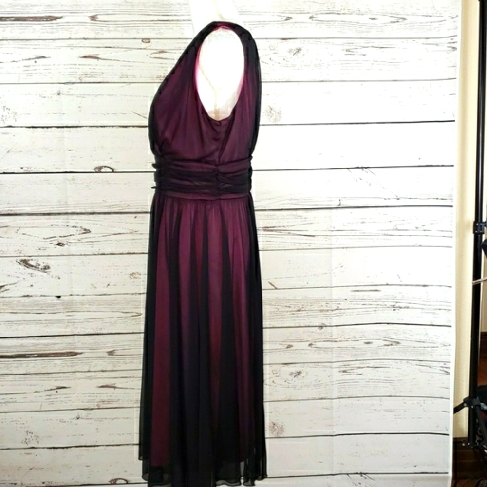 Empire Waist  D.J. Sommers mid calf Dress - Picture 6 of 8